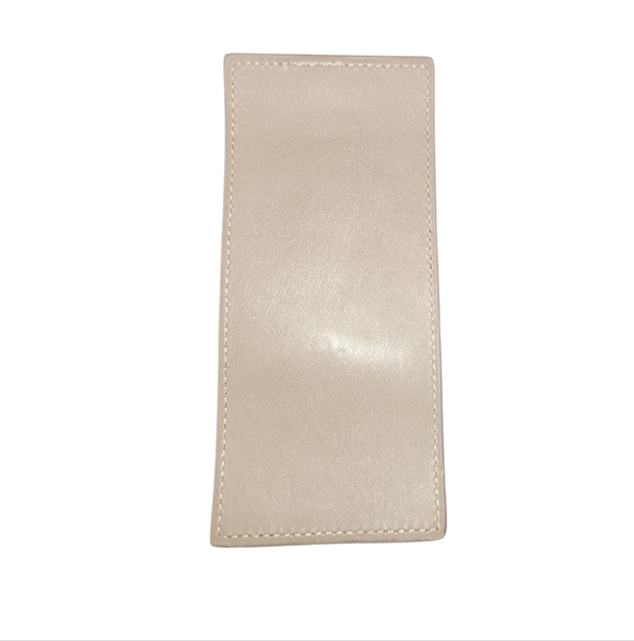 Badgley Mischka Taupe Card Holder - Picture 2 of 3